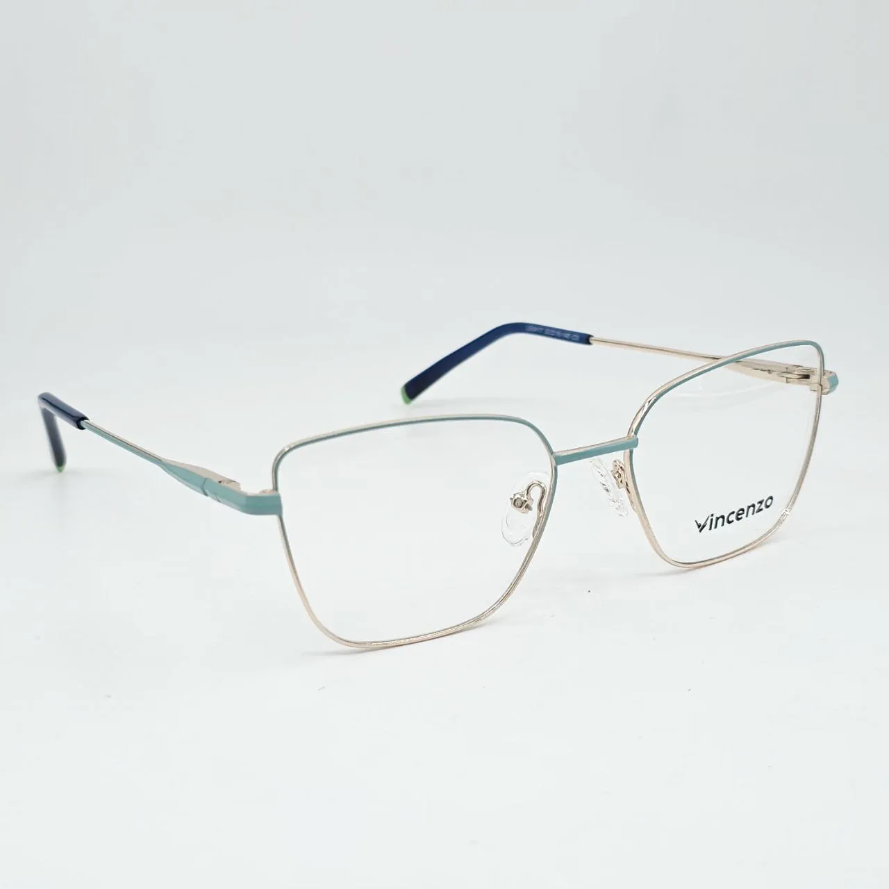 خرید عینک طبی زنانه فلزی Vincenzo رنگ gold,blue