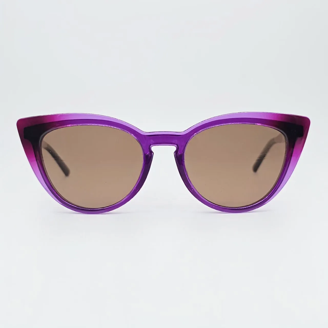 عکس بقیه موارد عینک طبی زنانه کاور دار مگنتی رنگ purple