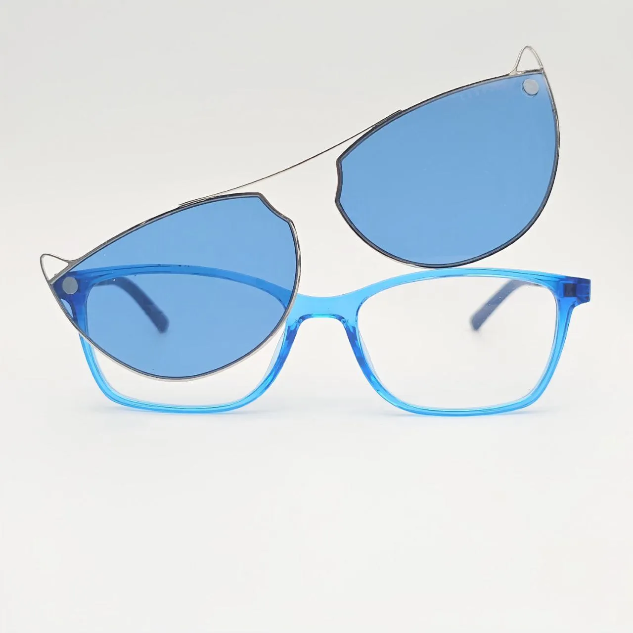عکس بقیه موارد عینک کاوردار دخترانه رنگ blue
