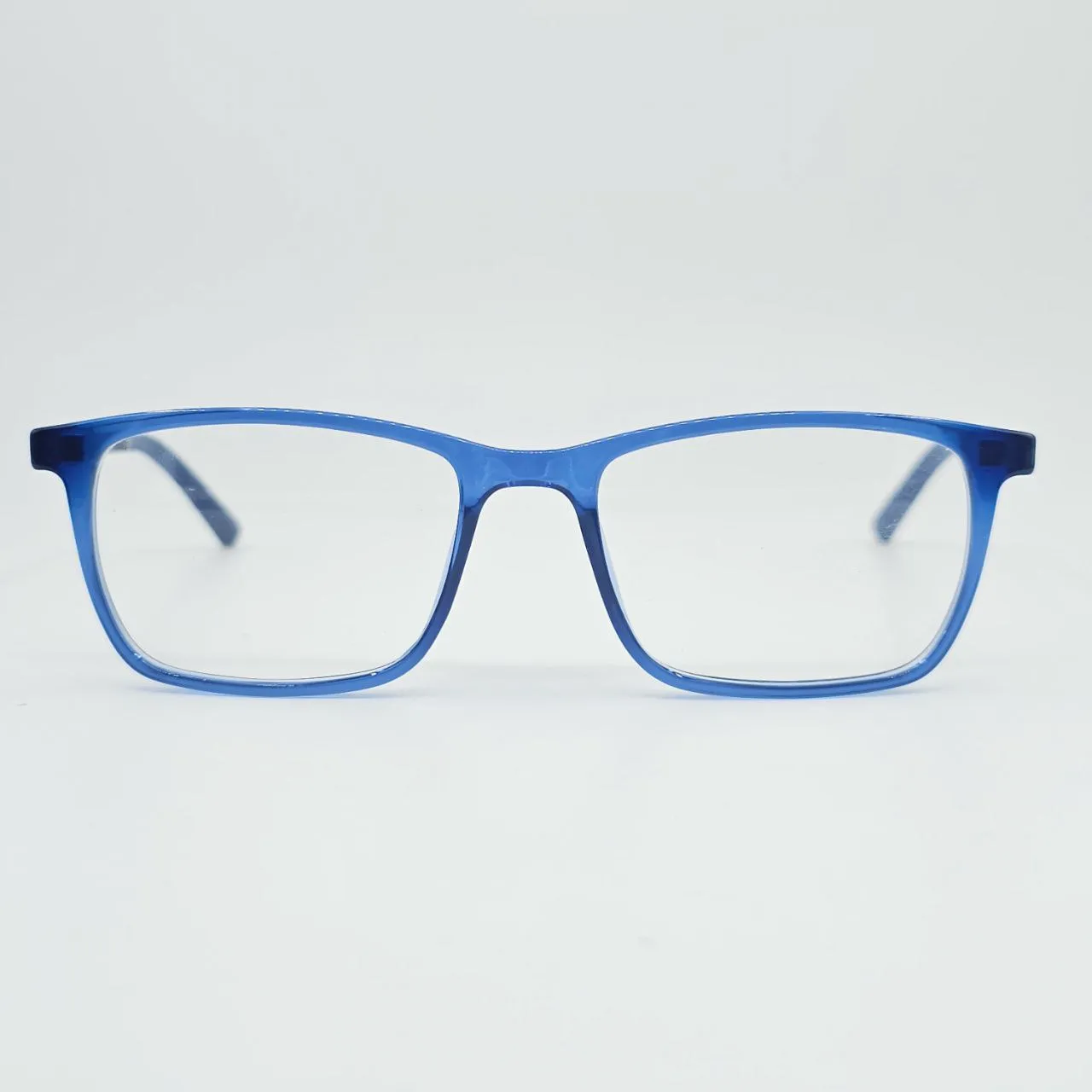 خرید عینک طبی با کاور آفتابی رنگ blue