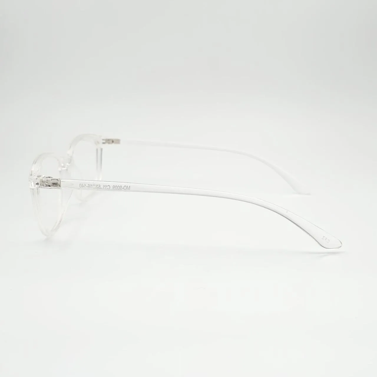 عکس نمای دسته عینک طبی مستطیلی TR90 رنگ transparent