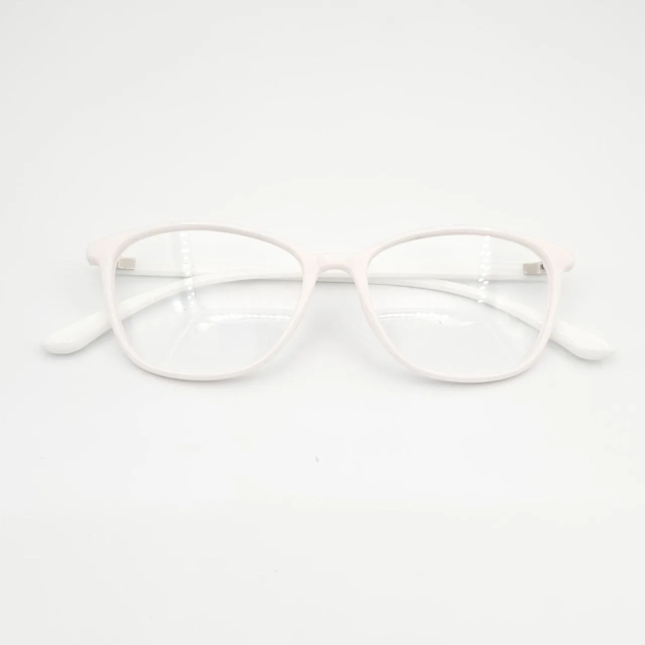 عکس نمای دسته عینک طبی مستطیلی TR90 رنگ white