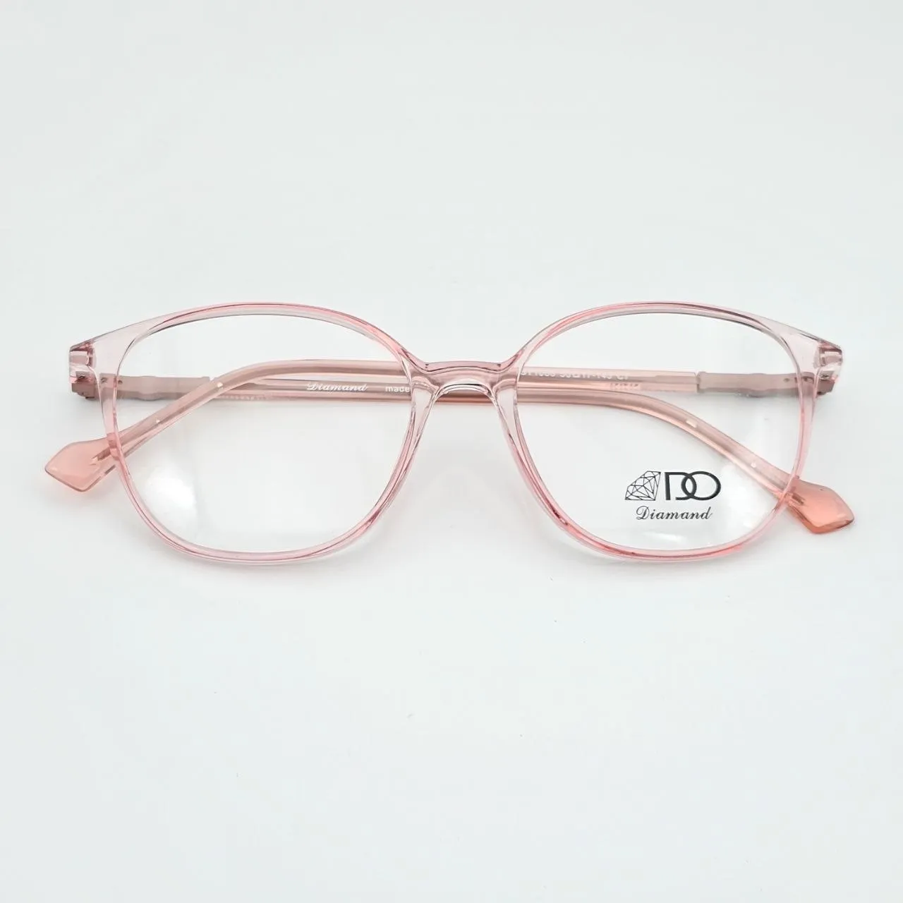 عکس نمای از بالا عینک طبی زنانه صورتی برند دیاموند کد SY1066 رنگ pink