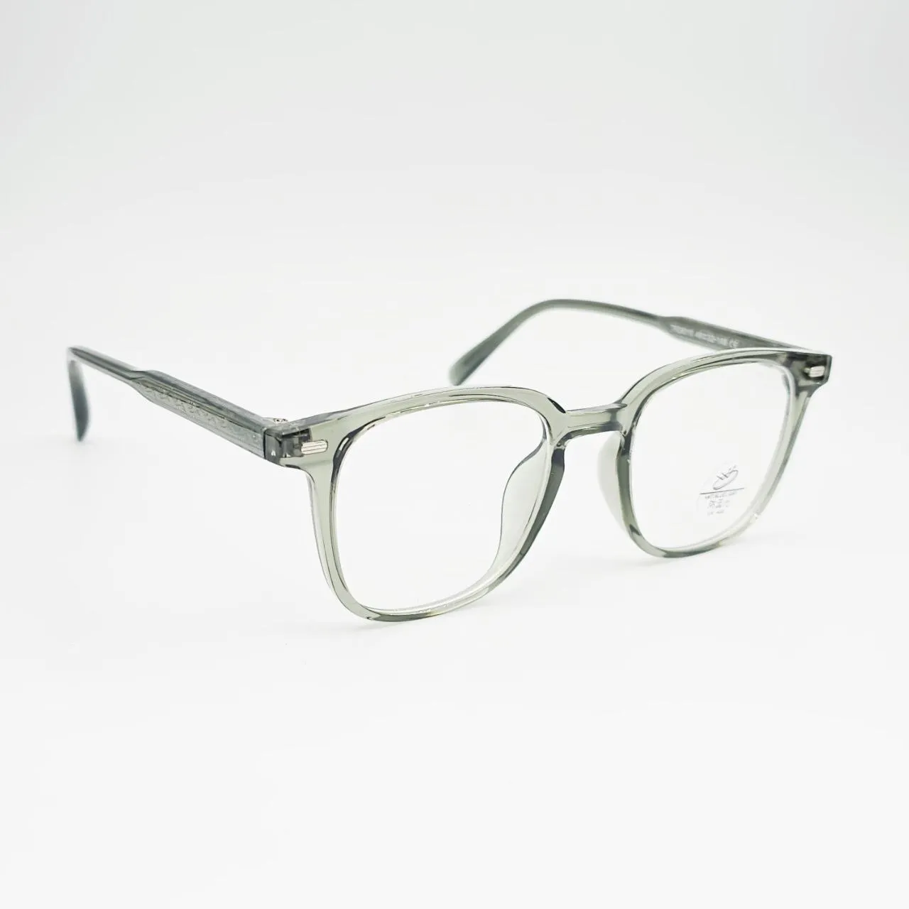 عکس نمای 45 درجه عینک طبی مربعیTR90 برند MOSCOT رنگ green