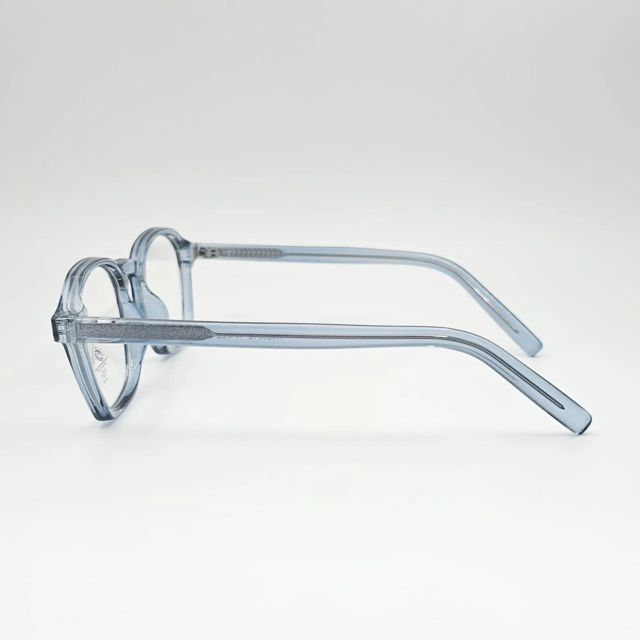 عکس نمای دسته عینک طبی چند ضلعی TR90برند MOSCOT رنگ blue