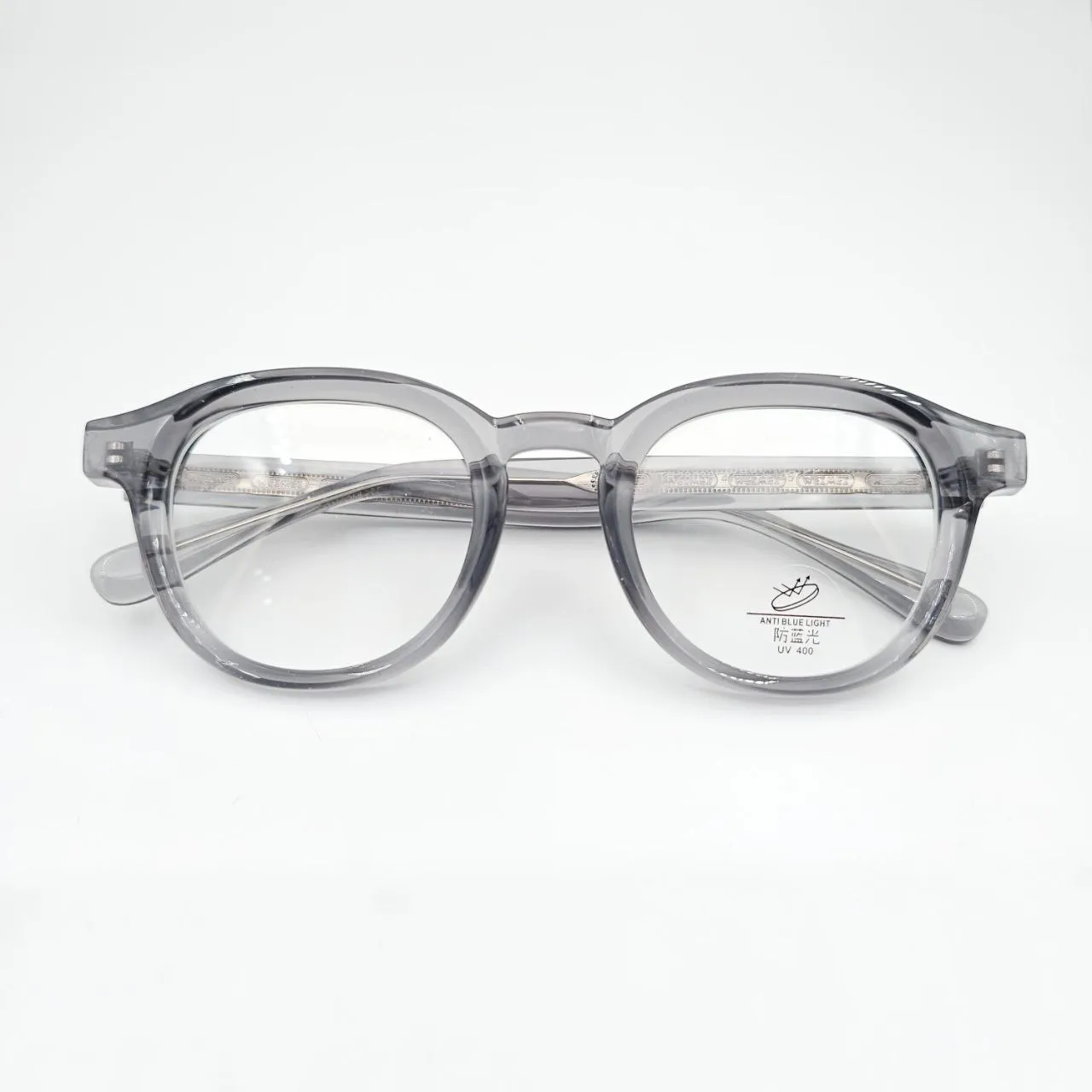 عکس نمای از بالا عینک طبی TR90 برند MOSCOT رنگ gray