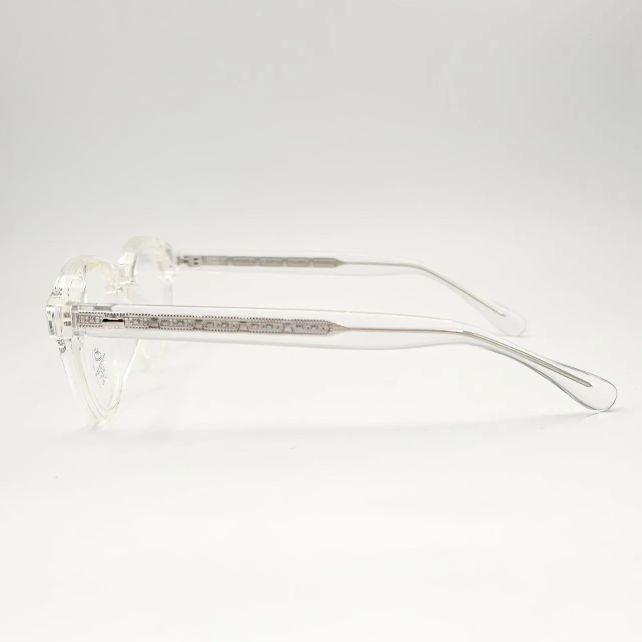 عکس نمای دسته عینک طبی TR90 برند MOSCOT رنگ transparent
