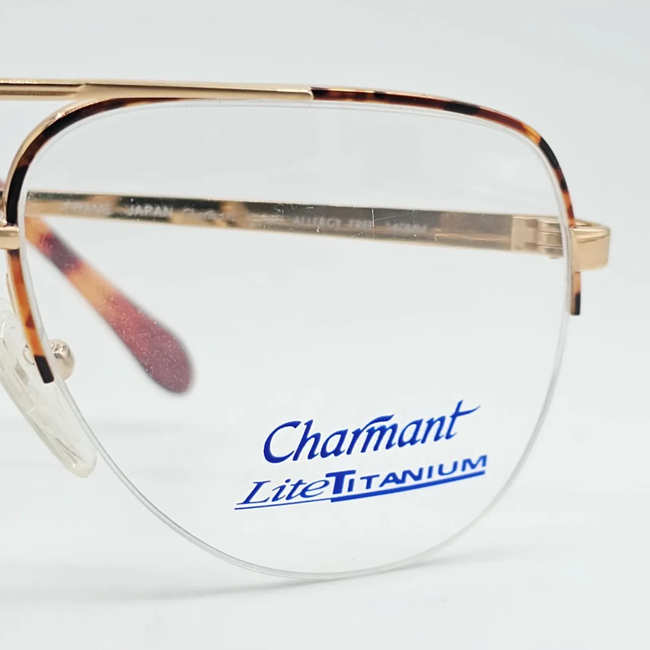 عکس بقیه موارد عینک lite titanium charmant خلبانی دوپل رنگ gold,leopard