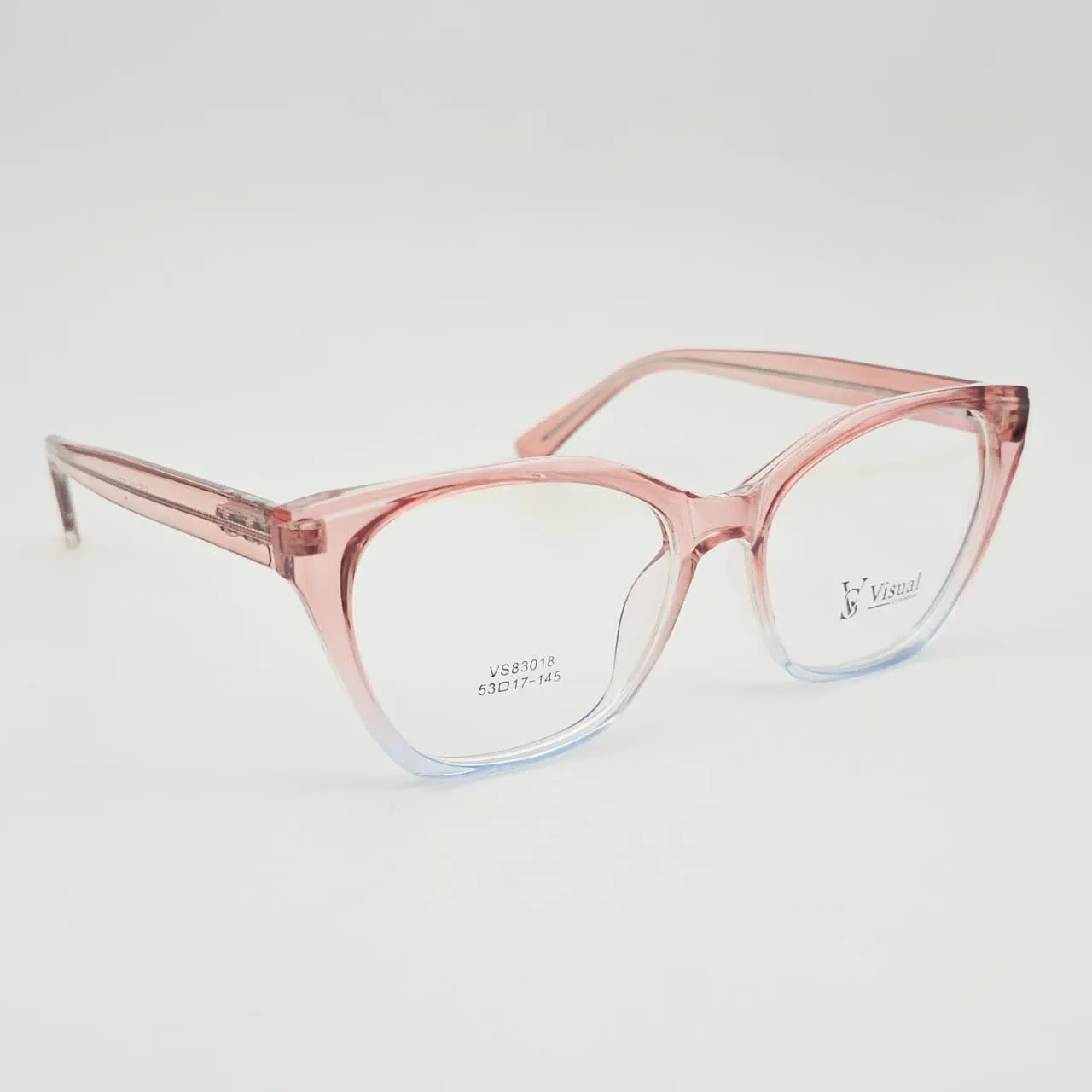 خرید عینک طبی زنانه برند VISUAL کد VS83018 رنگ pink:کالباسی