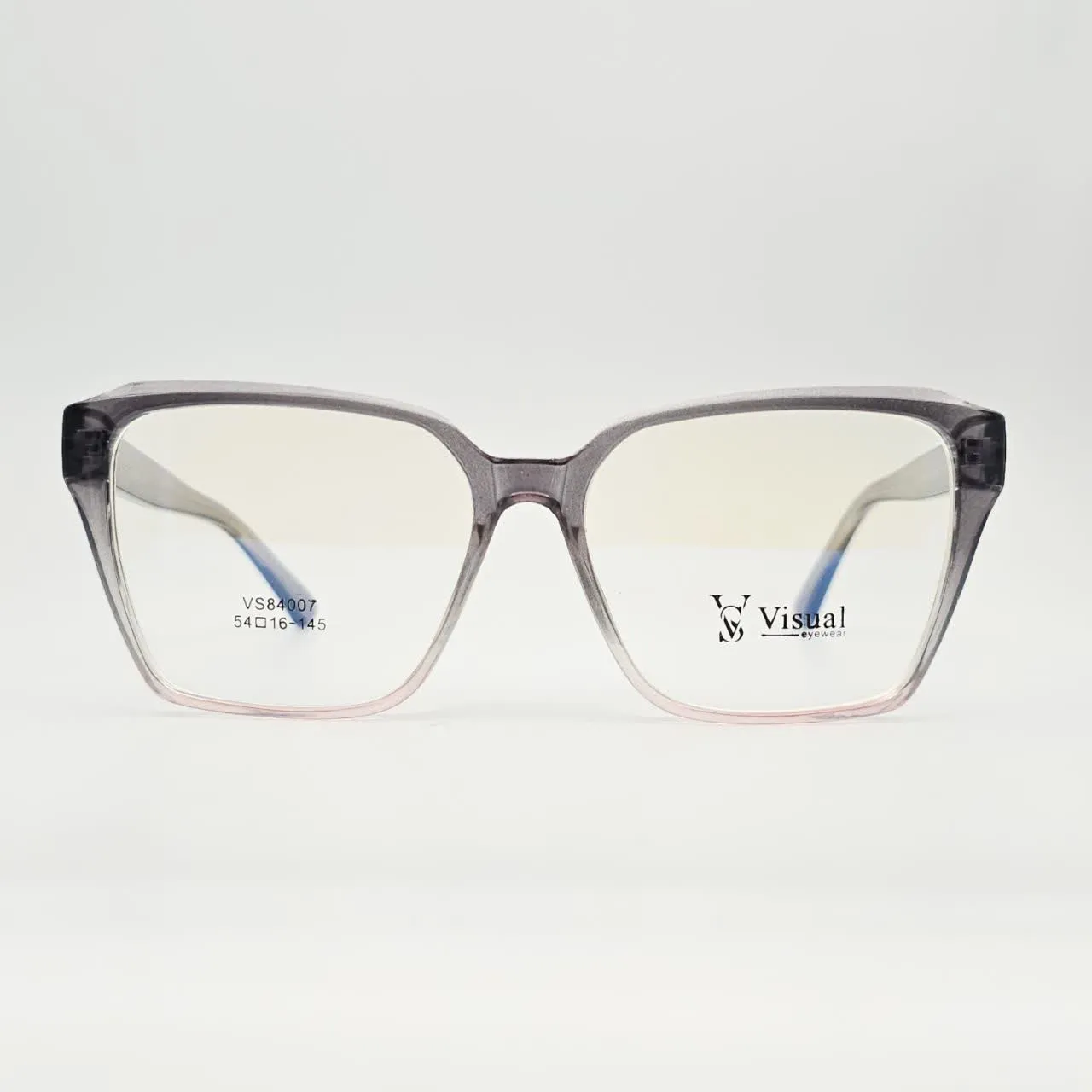 خرید عینک طبی زنانه بزرگ برند VISUAL مدل VS84007 رنگ gray