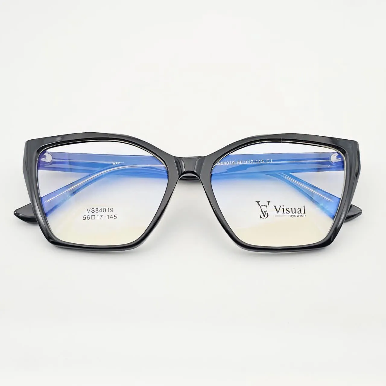 عکس نمای از بالا عینک طبی زنانه برند VISUAL مدل VS84019 رنگ black