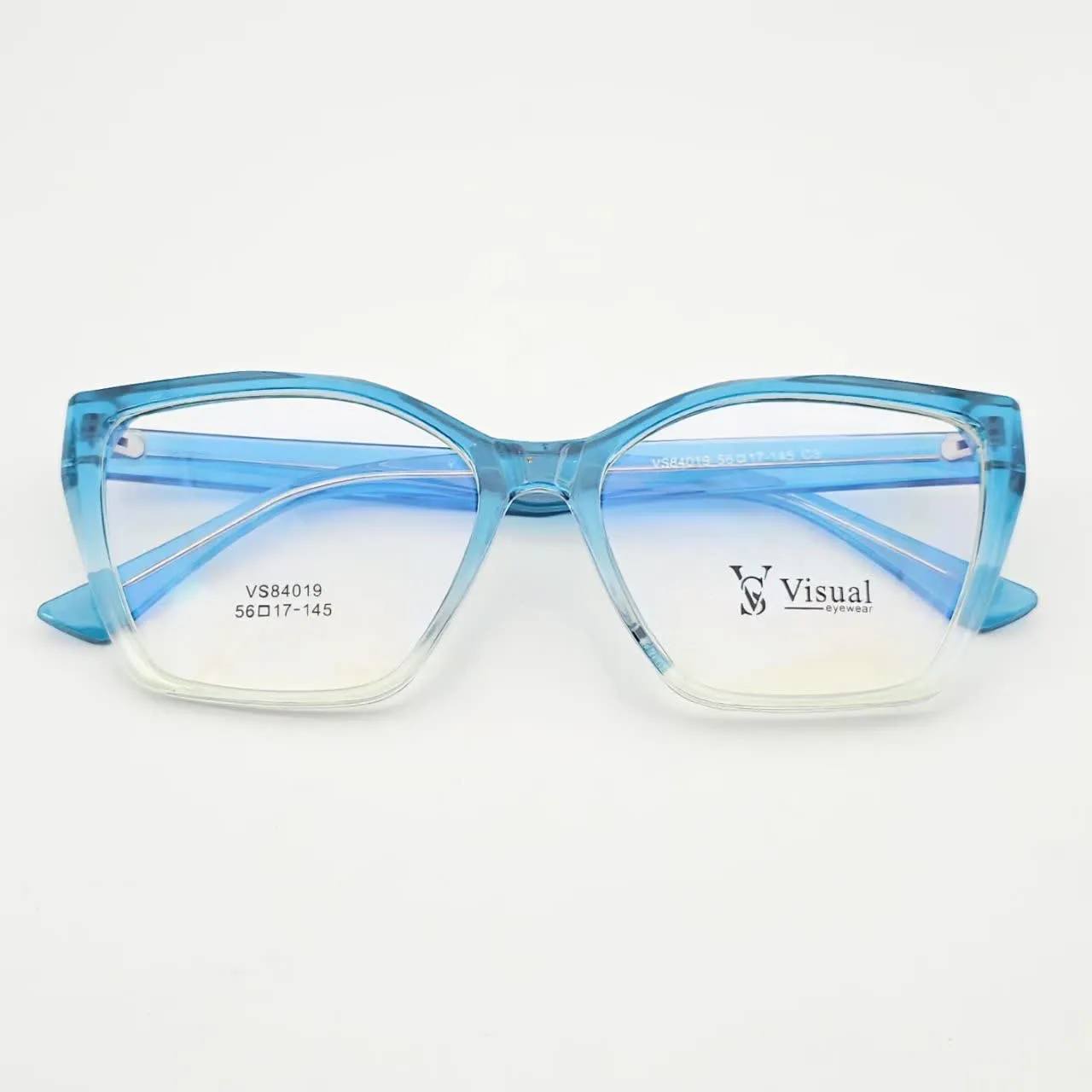 عکس نمای از بالا عینک طبی زنانه برند VISUAL مدل VS84019 رنگ blue