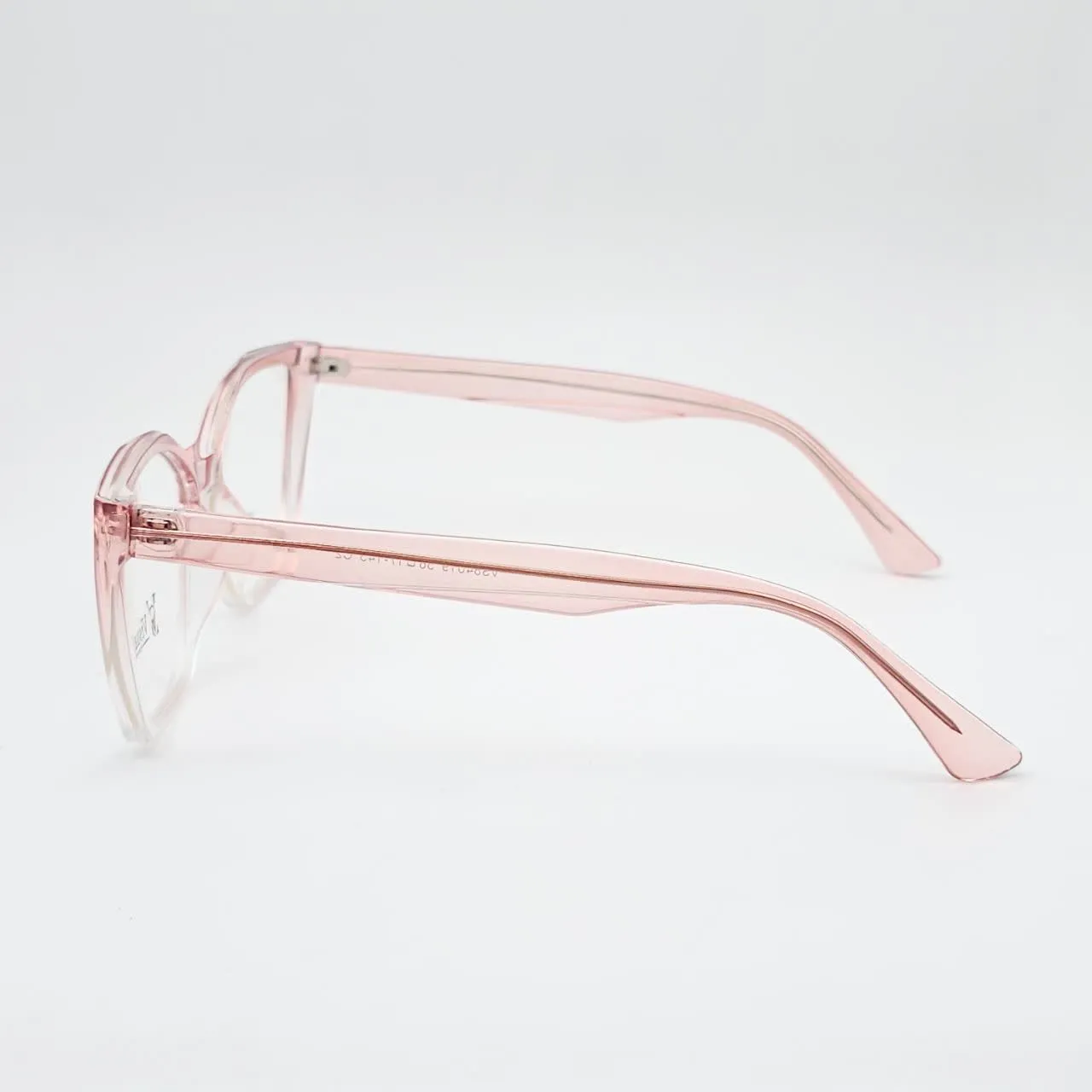 عکس نمای دسته عینک طبی زنانه برند VISUAL مدل VS84019 رنگ pink,transparent