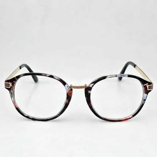 عینک طبی مردانه-زنانه کائوچو دسته فلزی  کد ۱۶۰۷