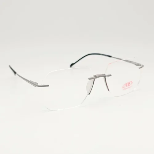 عینک طبی بدون فریم Diamond با عدسی مربعی بزرگ