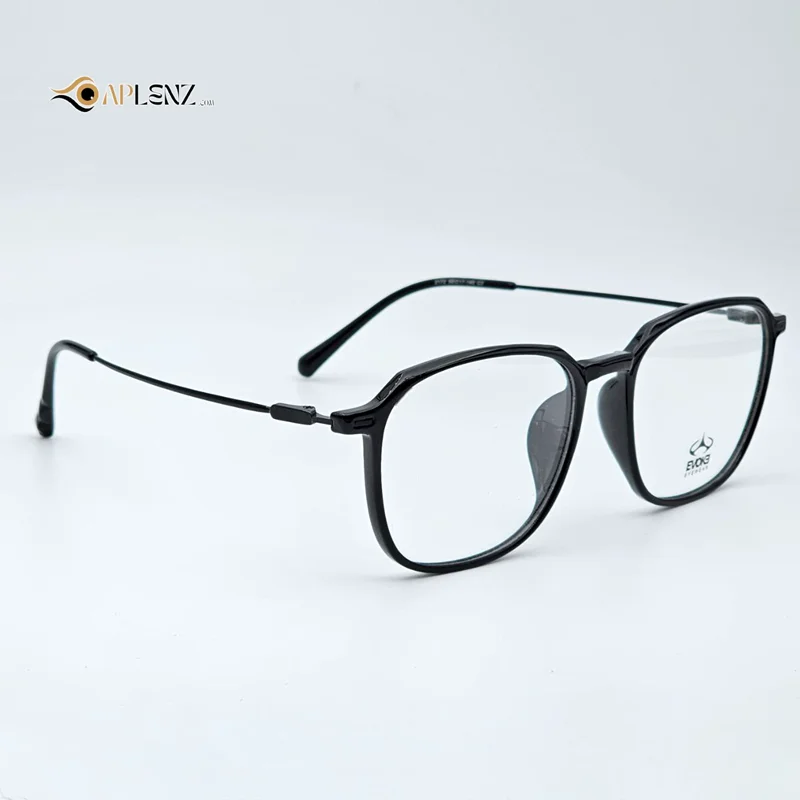عینک طبی نیم گرد کائوچو دسته فلزی برند EVOKE کد ۱۷۷۵