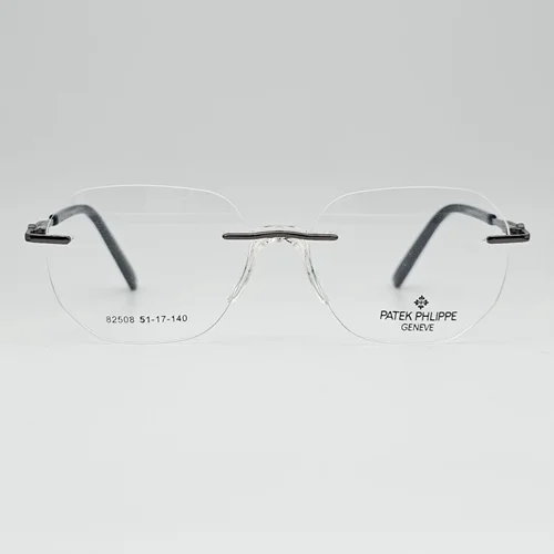عینک طبی بدون فریم Patek Philippe با دستههای حکاکیشده