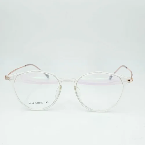 عینک طبی شفاف مردانه-زنانه سبک کد ۱۵۷۶ دسته فلزی