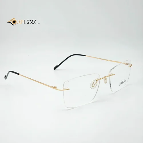 عینک طبی مردانه-زنانه طلایی برند آرین Arian بدون دور کد ۱۷۳۱