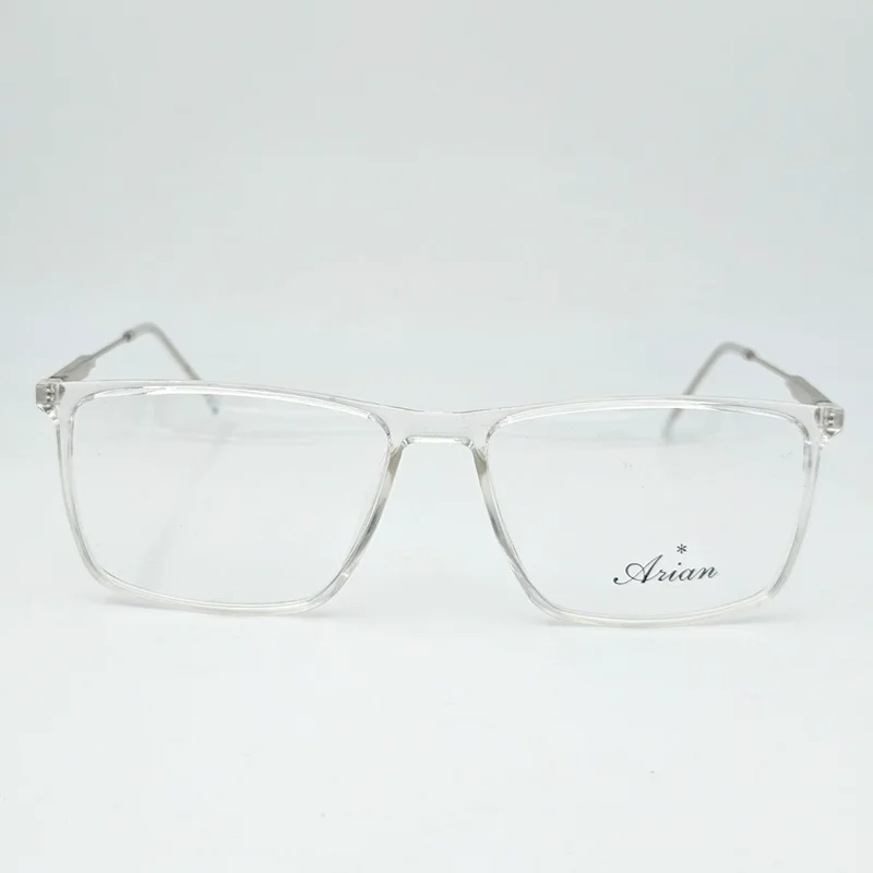 عینک طبی شفاف دسته فلزی فنری برند Arian کد ۱۴۸۵