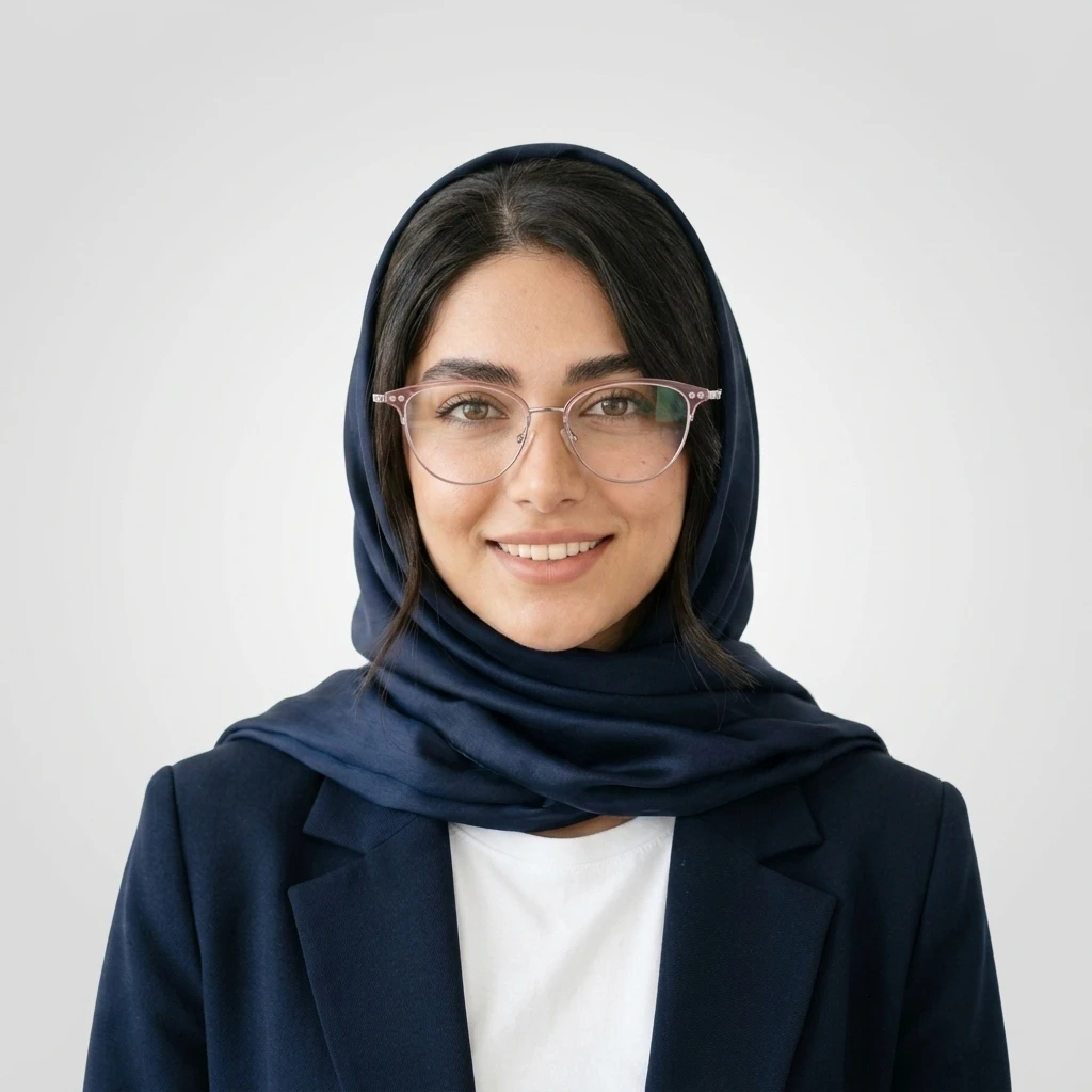 پرو آنلاین عینک طبی زنانه با کاور آفتابی مگنتی قهوه‌ای جنس فلزی رنگ صورتی روی صورت