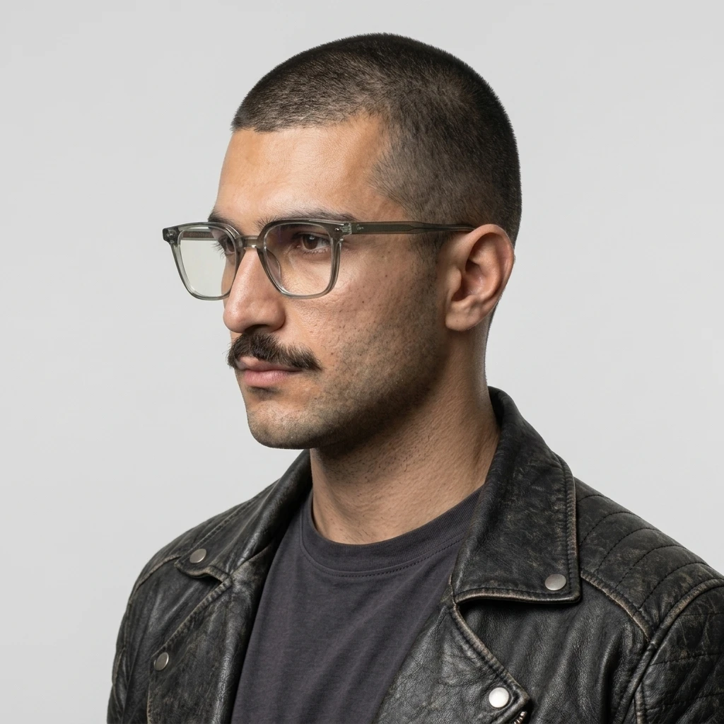 عکس بقیه موارد عینک طبی مربعی نشکن برند MOSCOT رنگ green