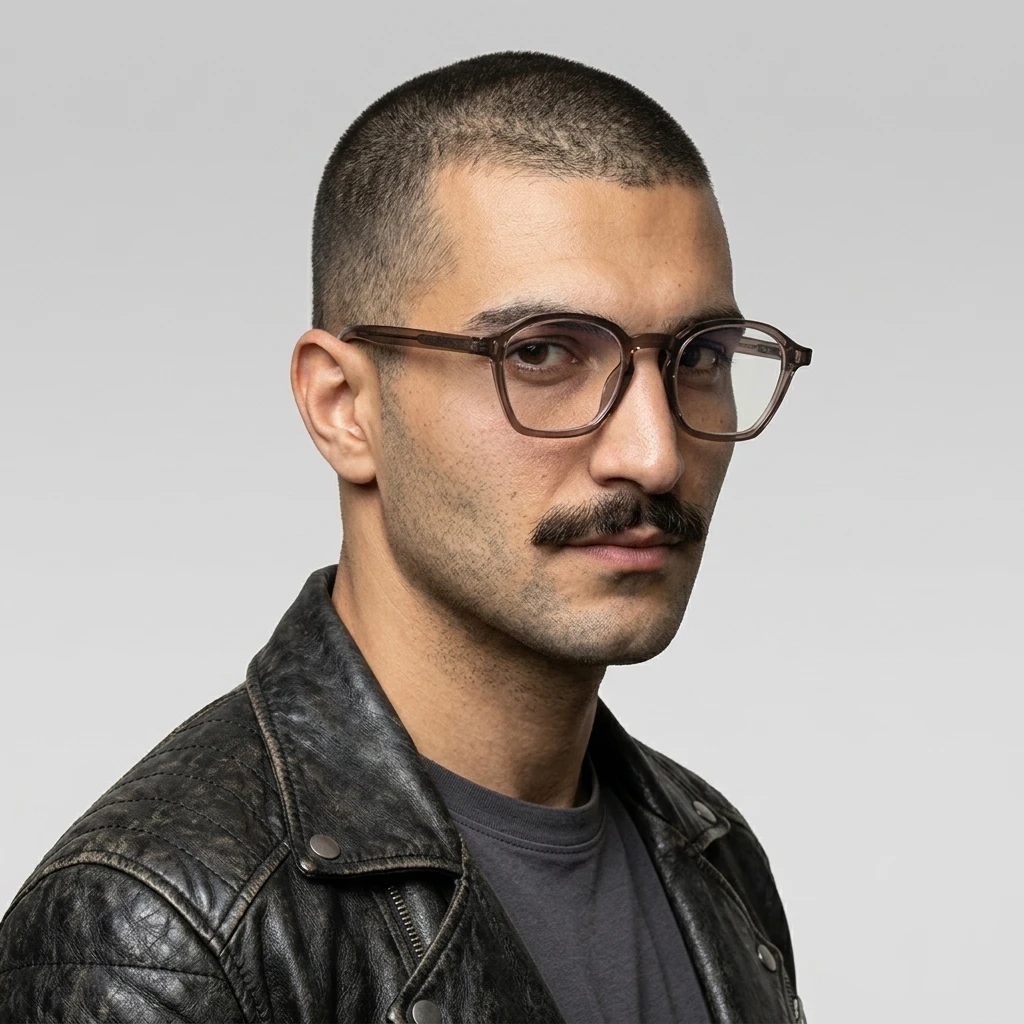 عکس بقیه موارد عینک طبی چند ضلعی TR90برند MOSCOT رنگ brown