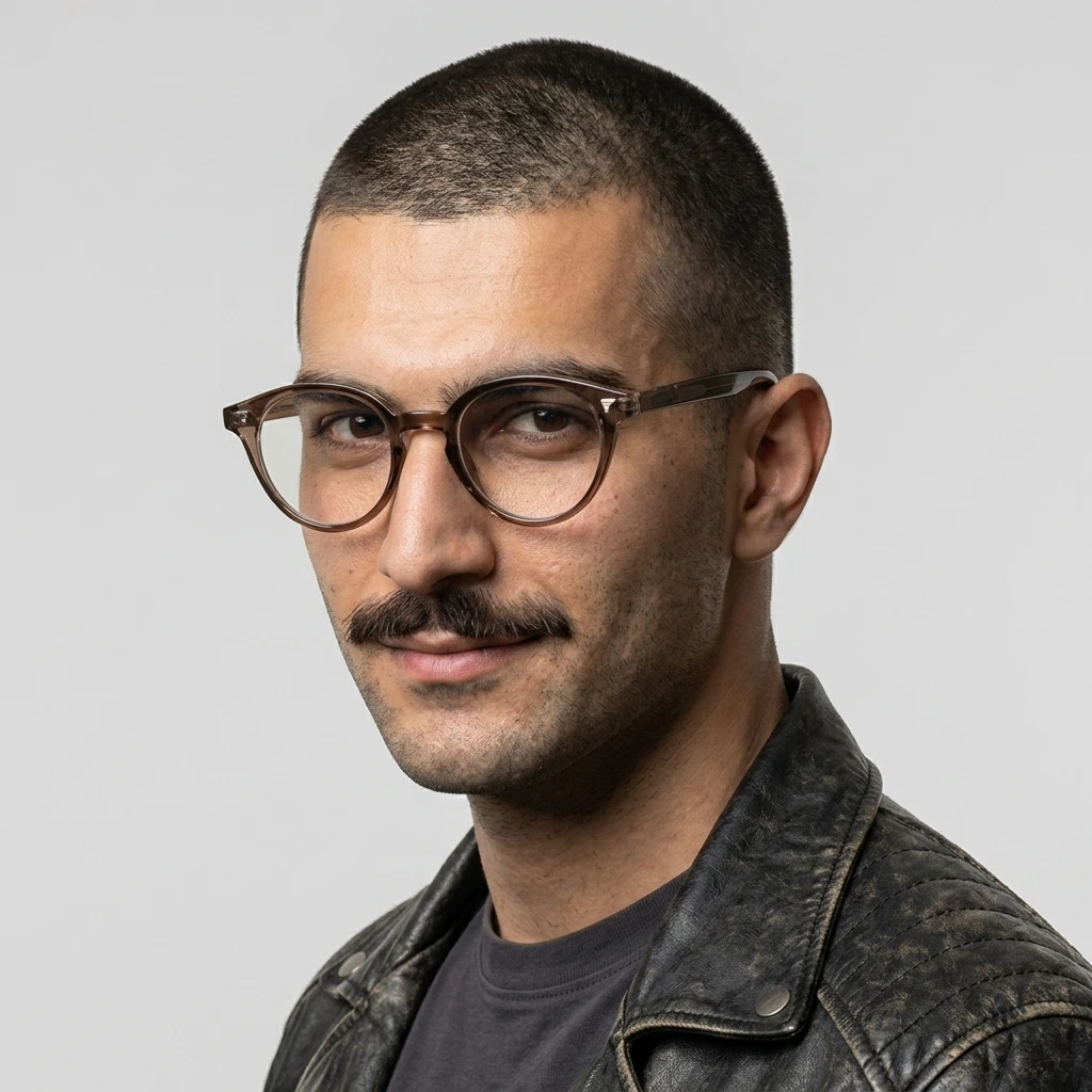 عکس بقیه موارد عینک طبی گرد نشکن برند MOSCOT رنگ brown