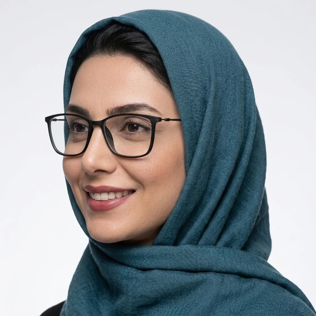 پرو آنلاین عینک مردانه-زنانه مشکی برند ارین جنس کائوچو رنگ مشکی روی صورت
