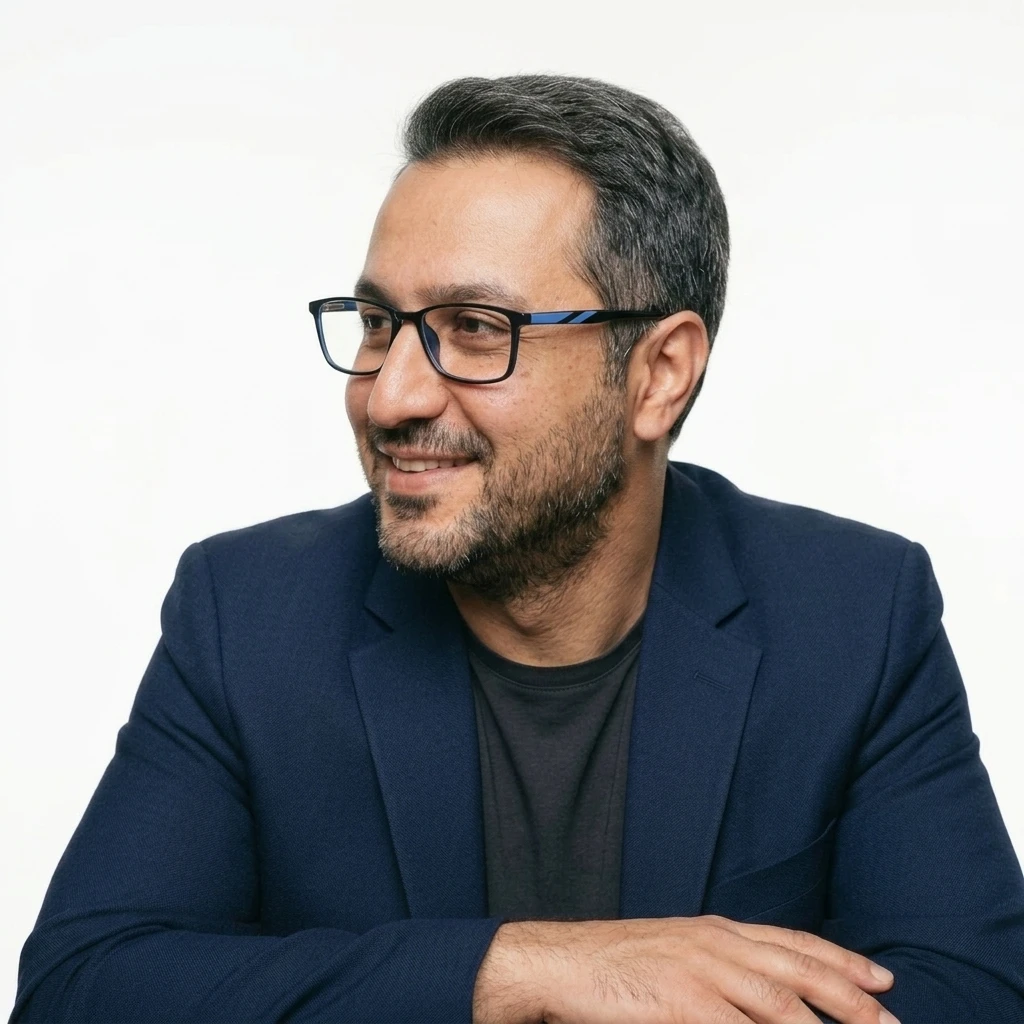 عکس نمای از بالا عینک طبی مردانه رنگ black,blue