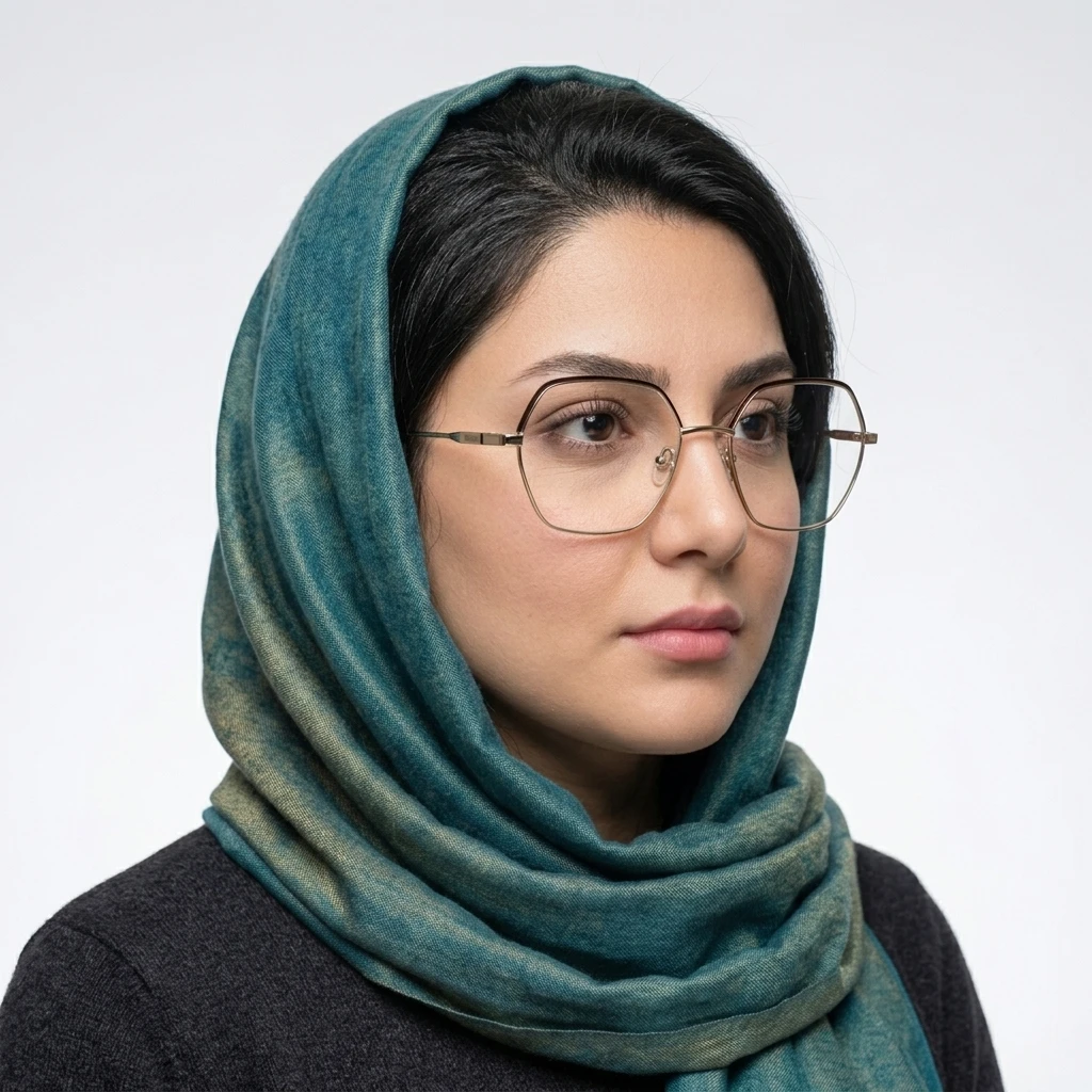 عکس بقیه موارد عینک طبی زنانه ROSSI چند ضلعی رنگ gold