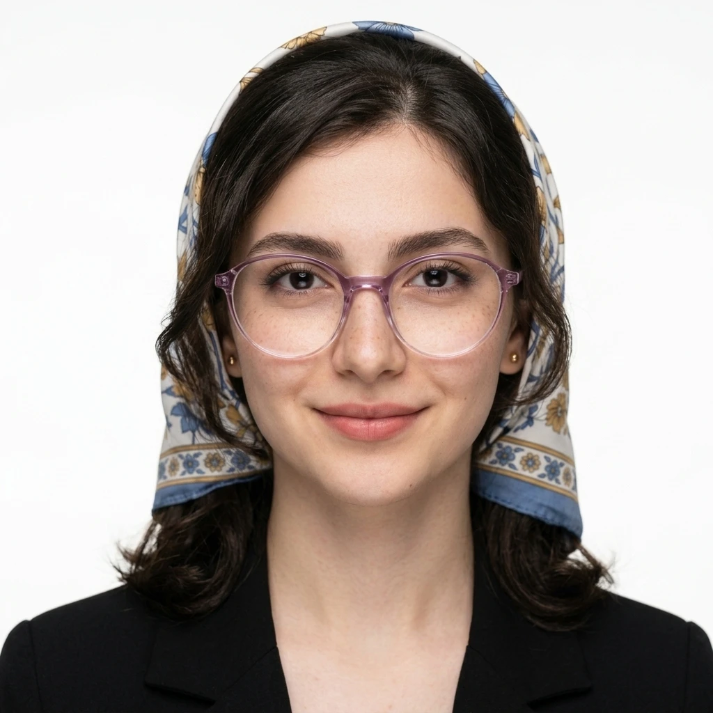 عکس بقیه موارد فریم عینک طبی مردانه-زنانه کائوچو شفاف نیمه گرد برند Eyewear کد ۱۷۱۴ رنگ purple