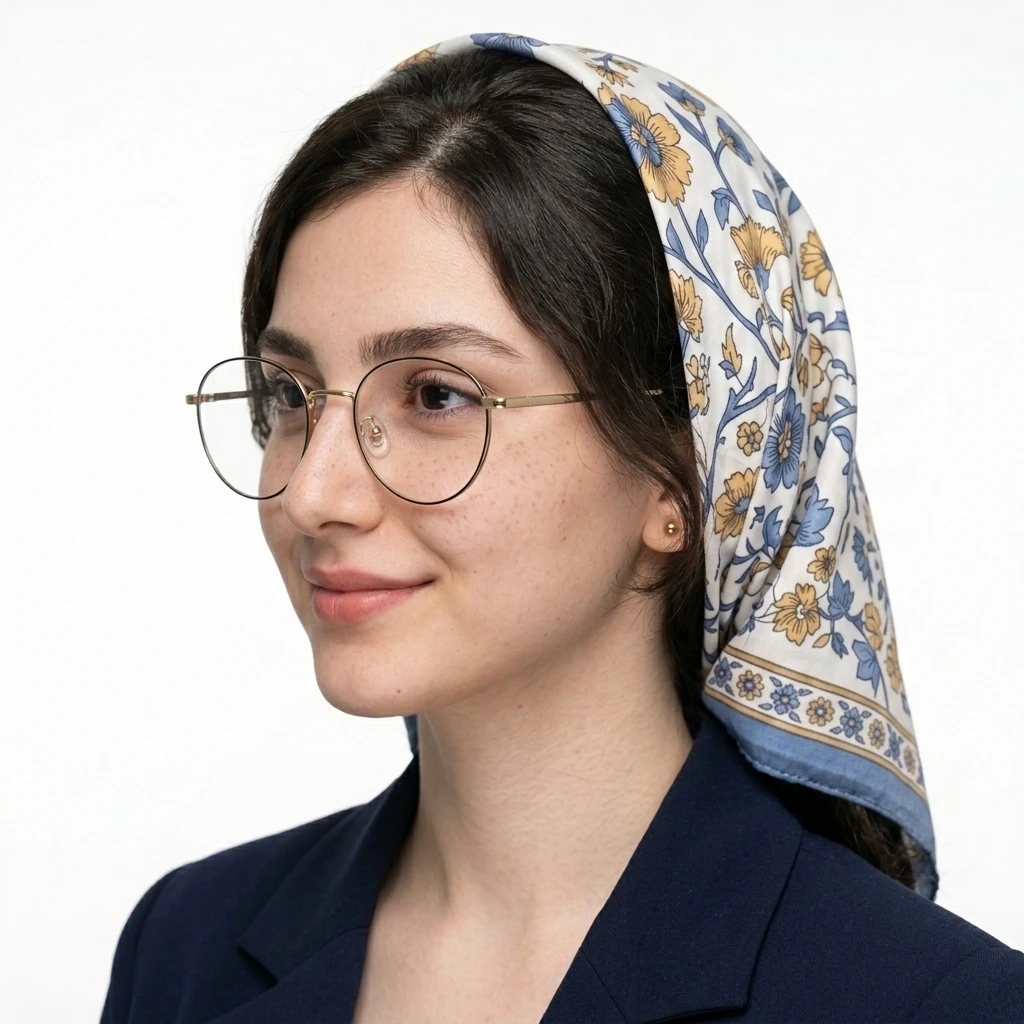 پرو آنلاین عینک طبی مردانه-زنانه برند THE CLUB کد ۱۵۱۵ جنس تیتانیوم رنگ طلایی روی صورت