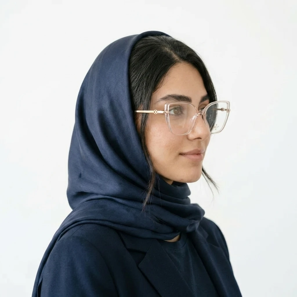 پرو آنلاین عینک طبی زنانه برند ARIAN  کد 1228 جنس کائوچو رنگ gold,beige روی صورت