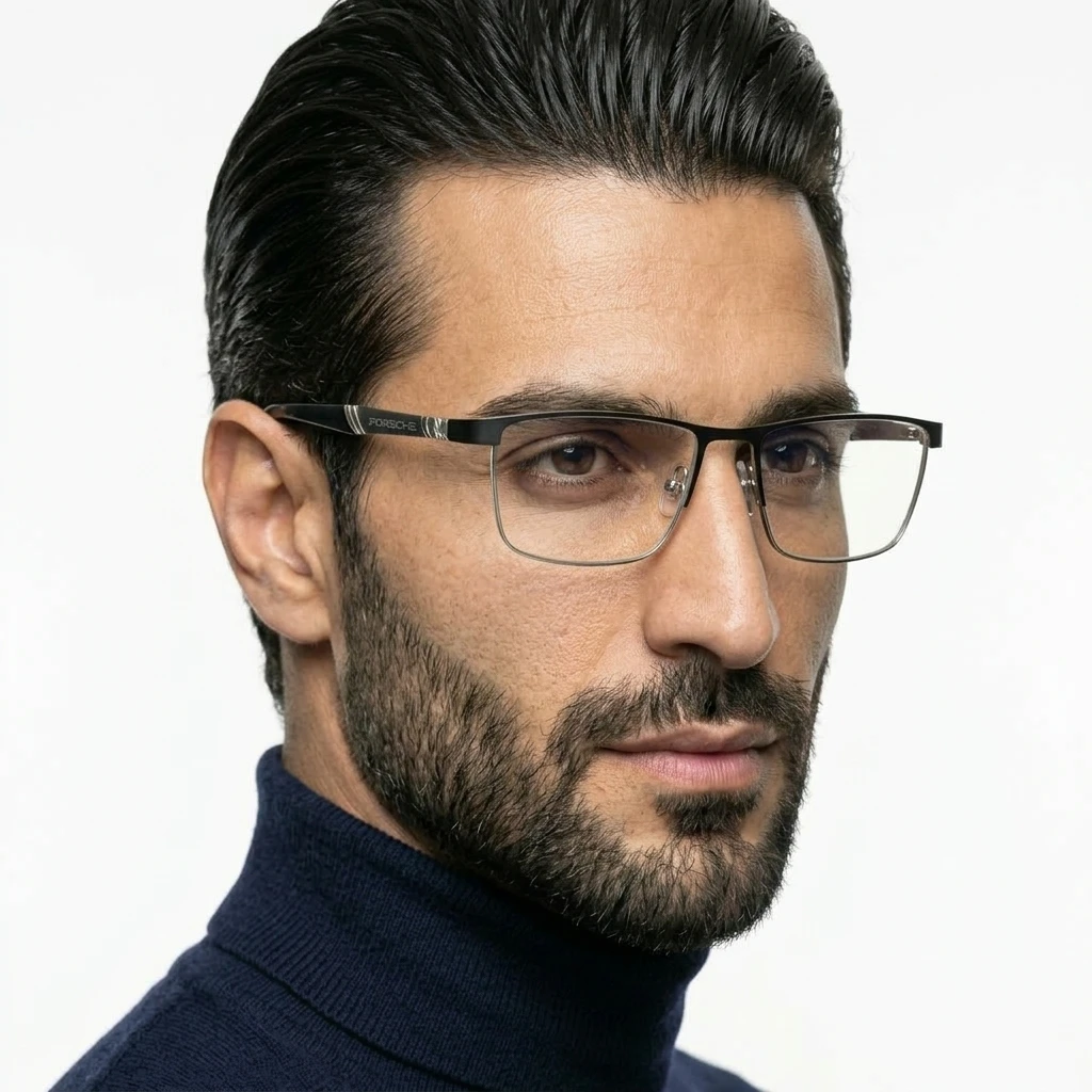 عکس بقیه موارد عینک طبی فزی برند پروشه مدل 66334 رنگ black,silver