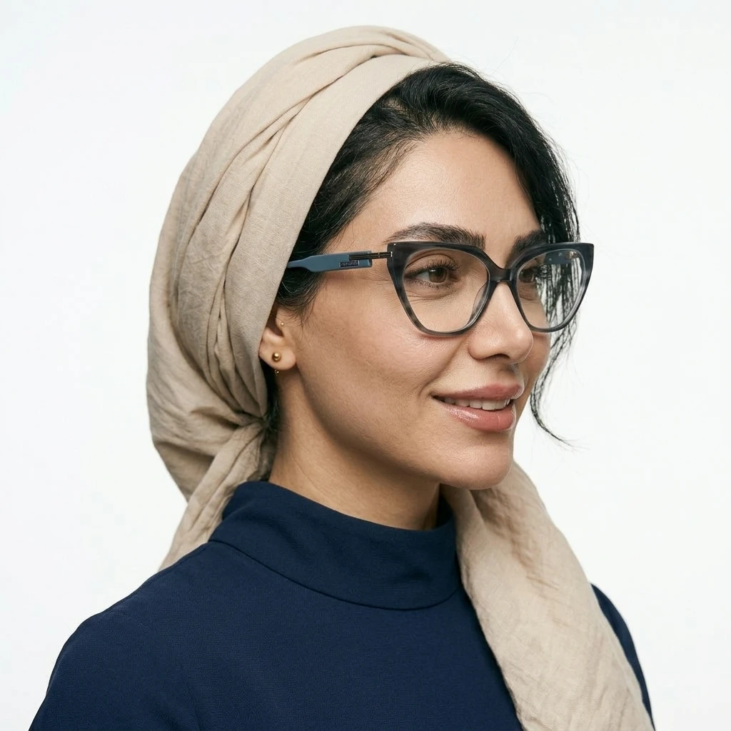 عکس بقیه موارد عینک طبی زنانه کائوچو ای برند DIAMOND رنگ gray,navy