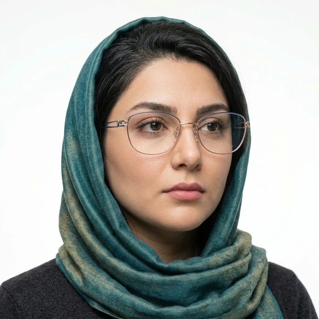 عکس بقیه موارد عینک طبی تیتانیومی برندCHARMANT رنگ silver:مسی,navy