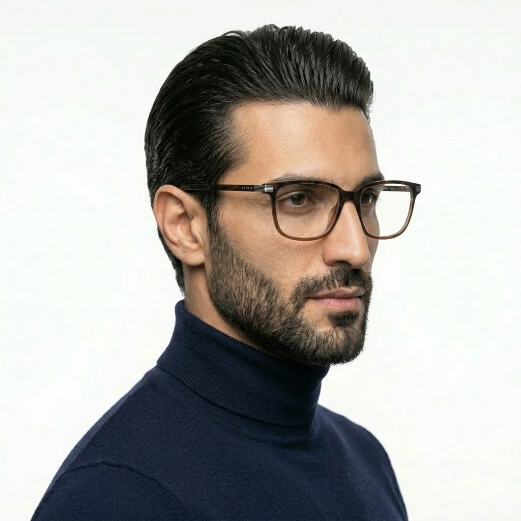عکس بقیه موارد عینک طبی کائوچویی برندESPRIT رنگ black,brown:قهوه‌ای پلنگی سایه‌روشن مات